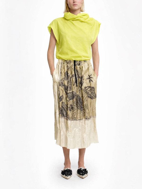 TELA  不對稱背心(黃)