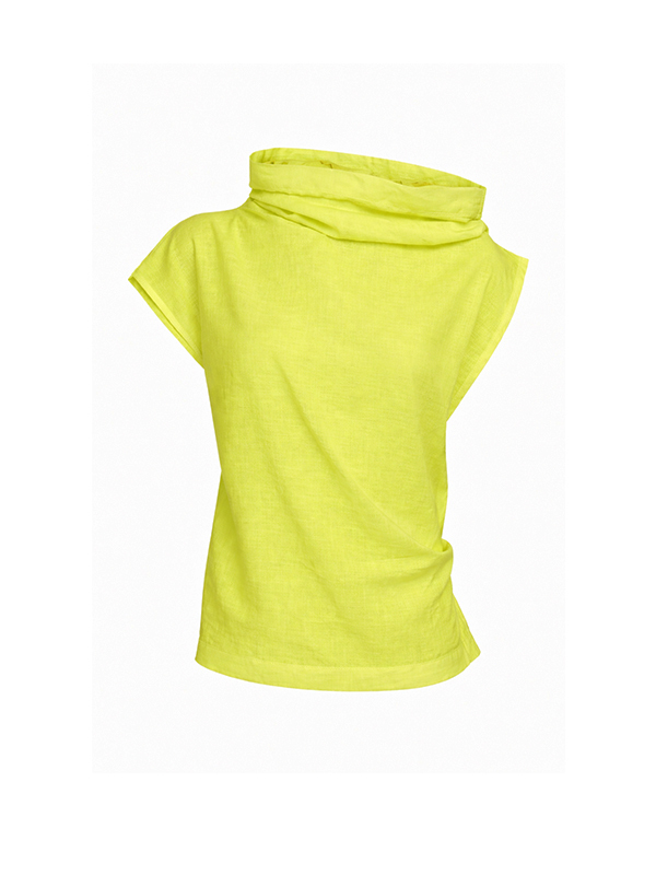 TELA  不對稱背心(黃)