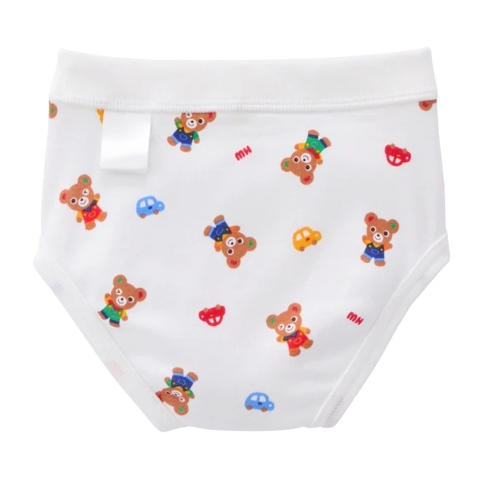 PUREVEIL 普奇熊羅紋針織三角內褲-多色