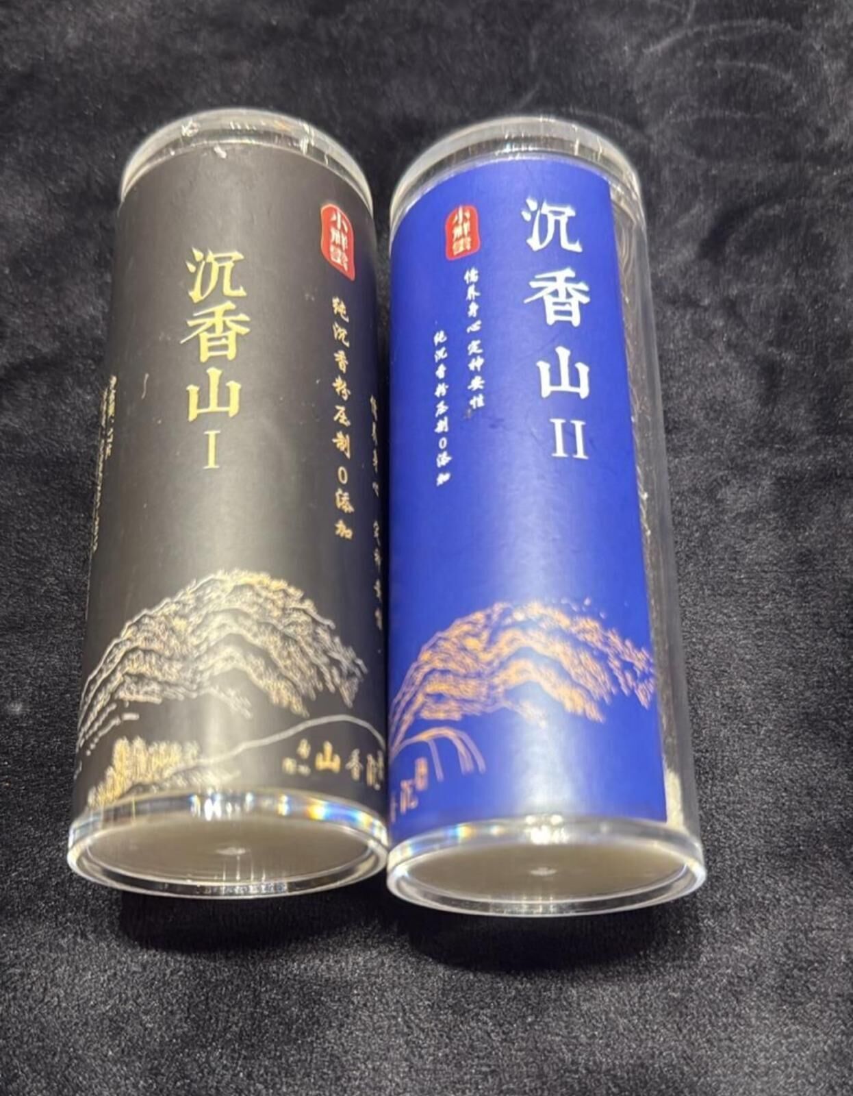 1 K35 AGARWOOD INCENSE COIL SET (2 BLACK 2 BLUE)