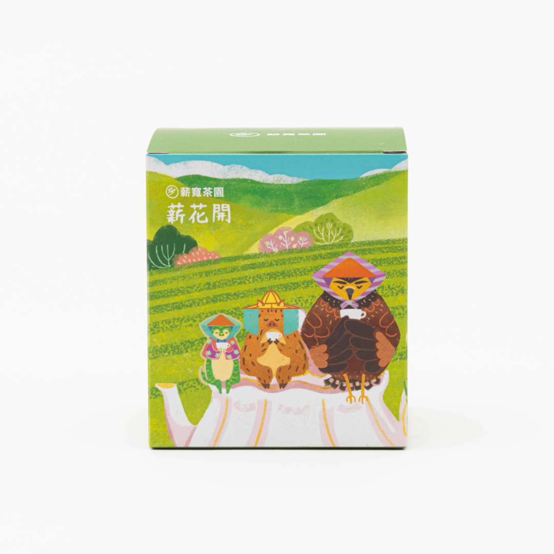 薪花開茶盒系列(可可紅茶立體茶包)｜3gx8入