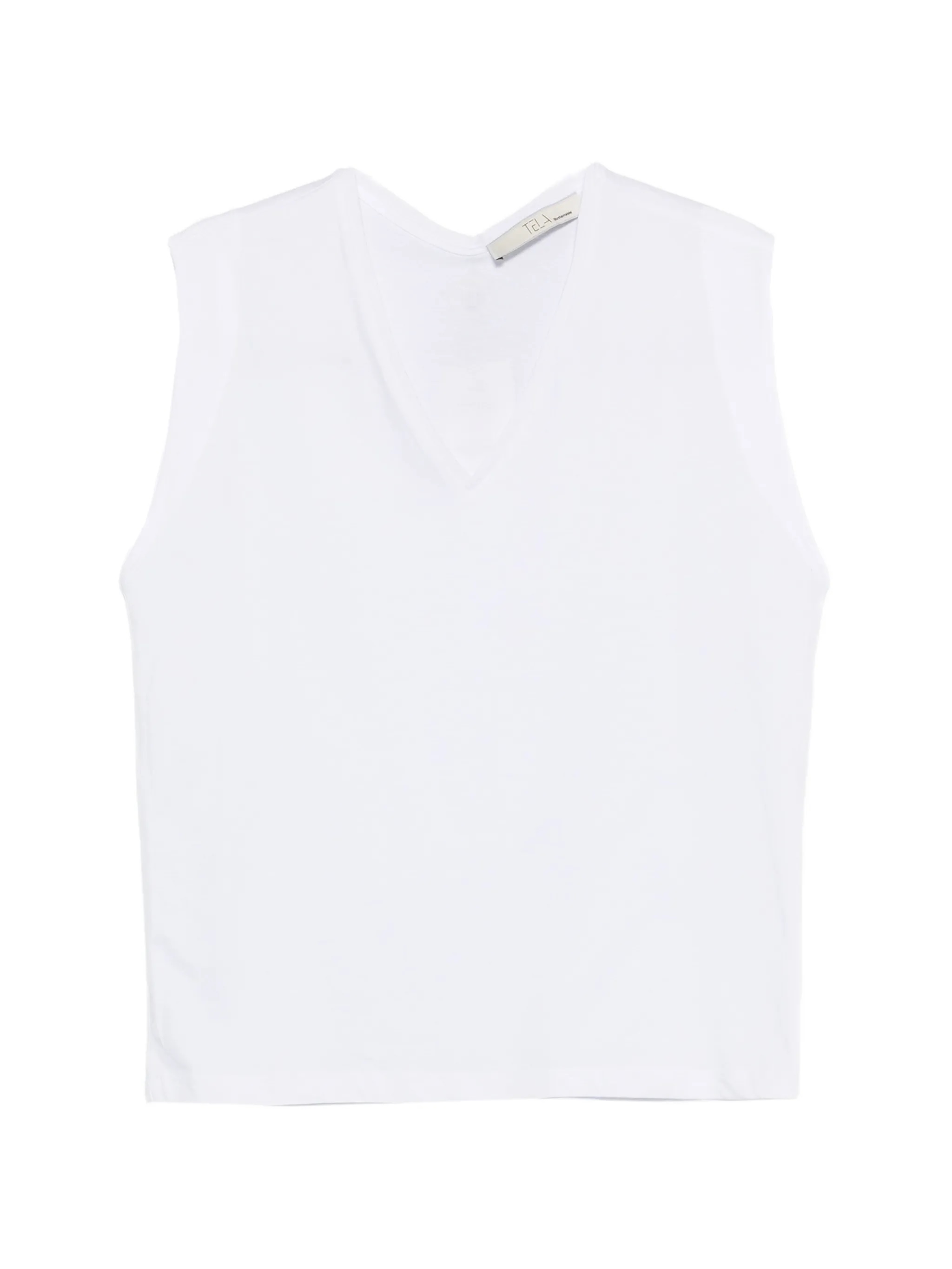 TELA  V領背心(白)