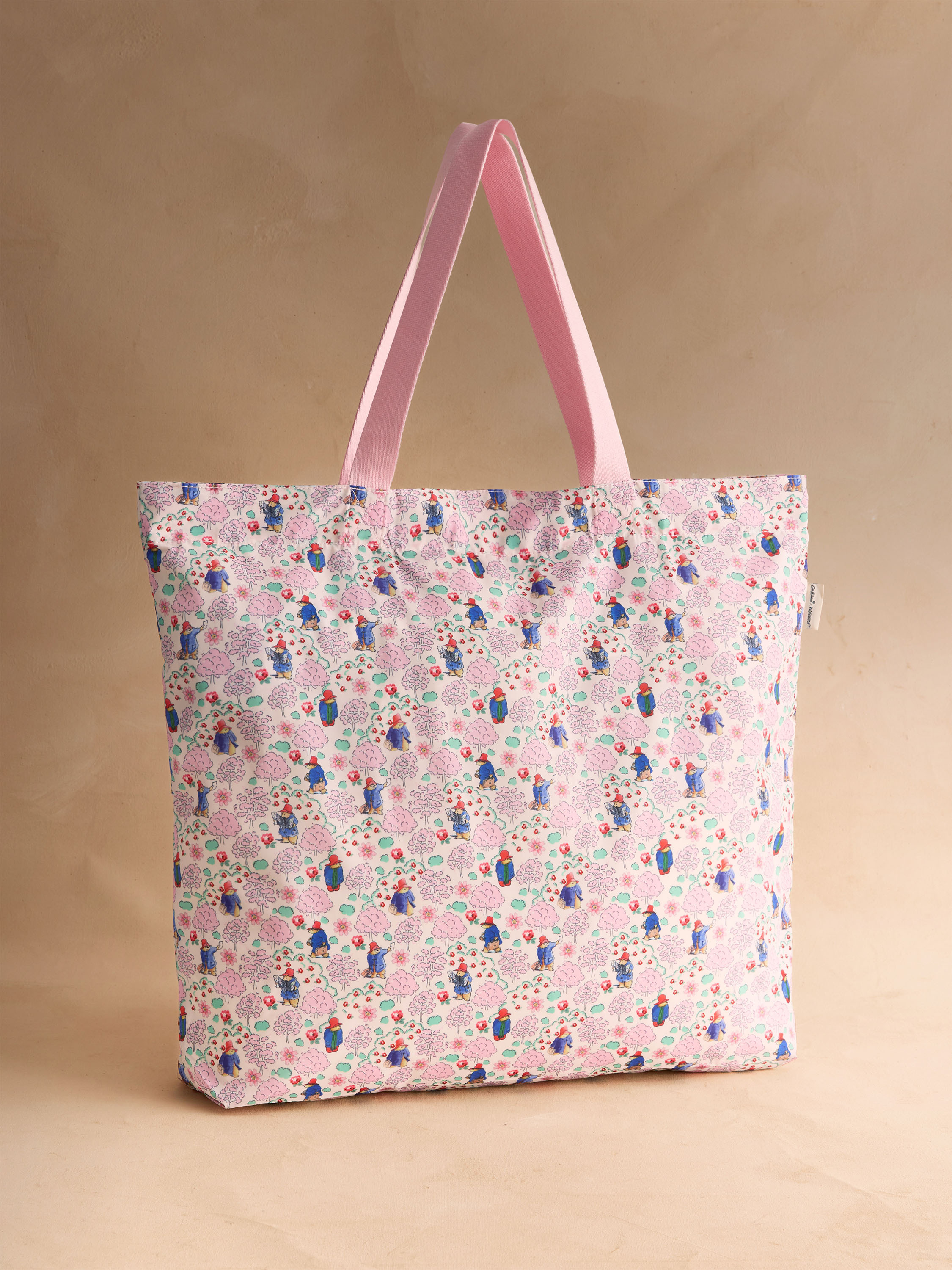 Paddington Blossom 大型可摺疊拉鍊購物袋