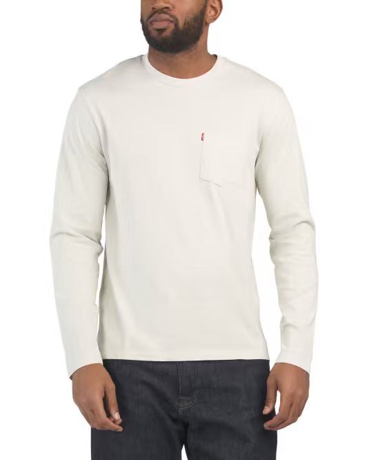【預購】H042866 LEVIS Classic Pocket Tee男裝長袖上衣