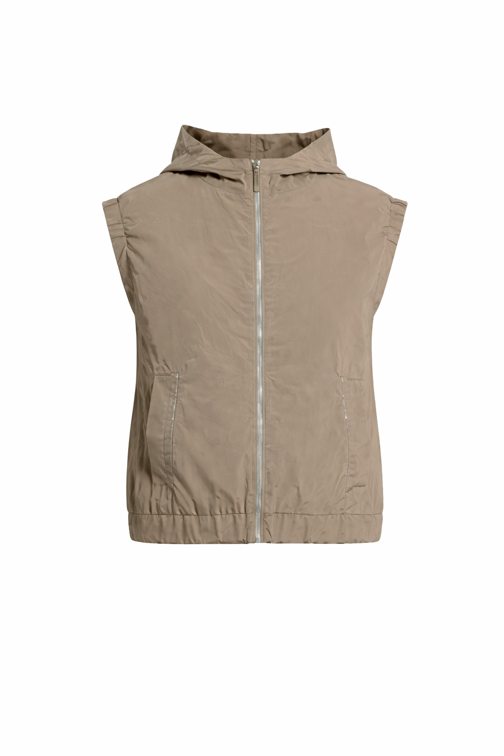 PESERICO 鬆緊袖連帽背心