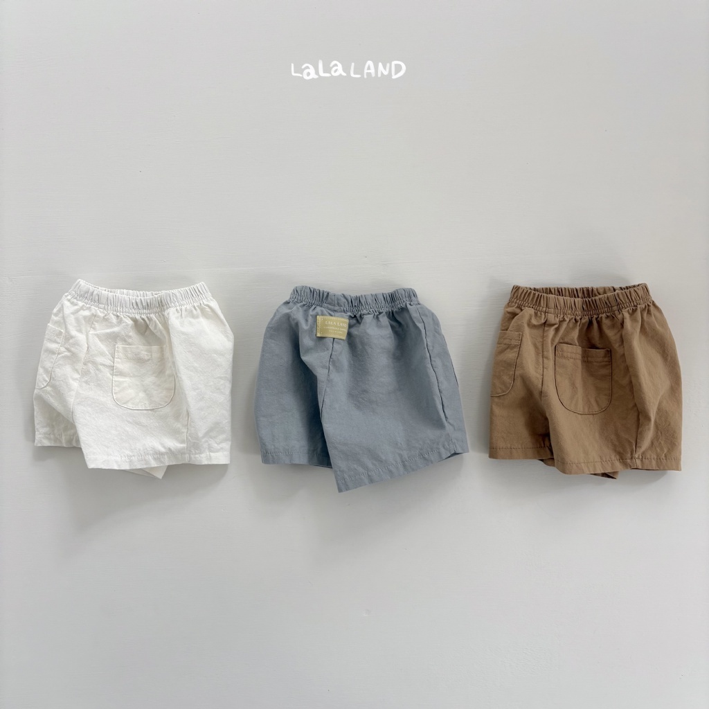 韓國🇰🇷LALA LAND 棉質口袋短褲(6M-18M)