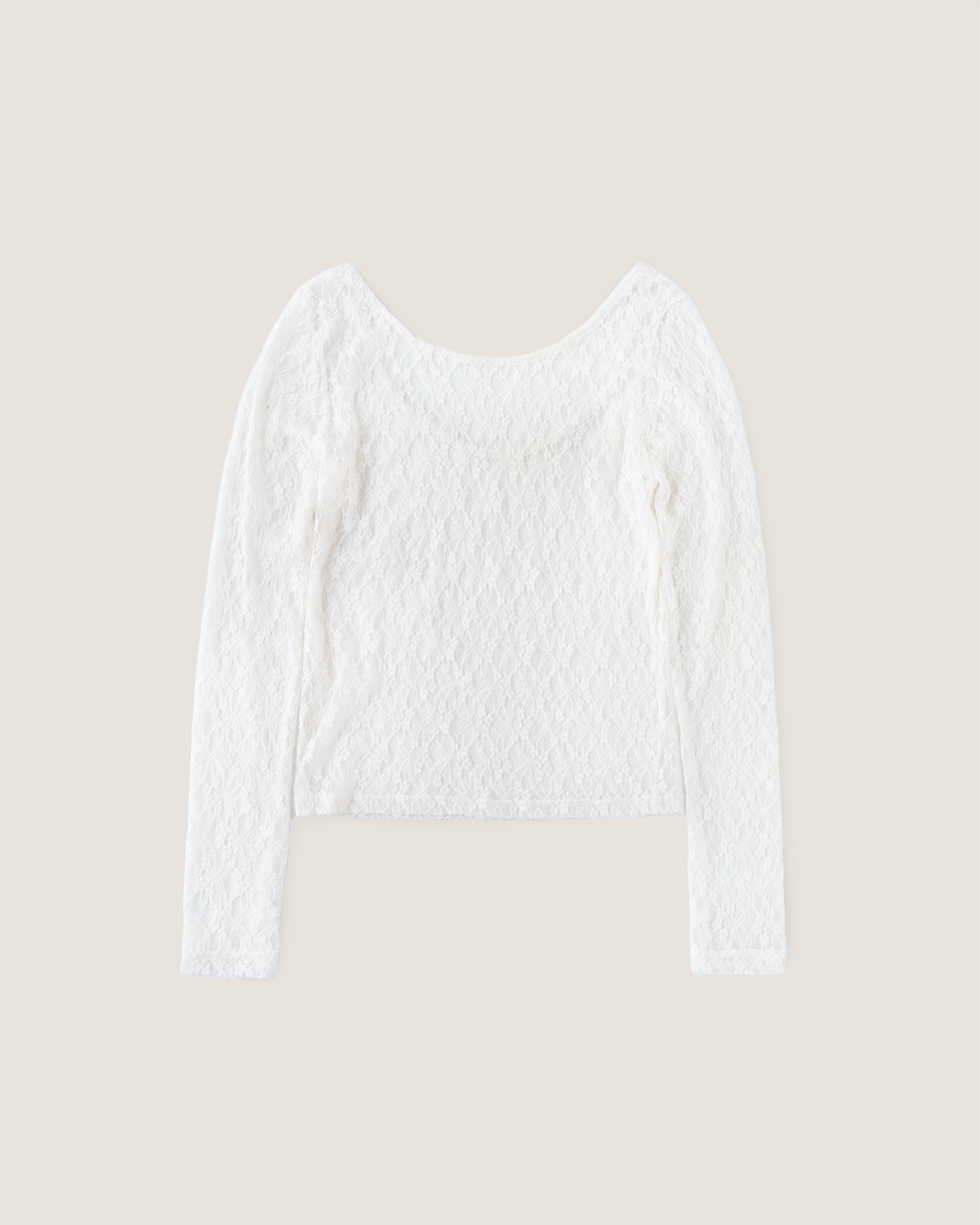 Kate Moss Lace Top - White
