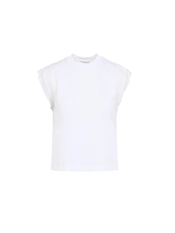 PESERICO 銀鍊波浪袖T恤