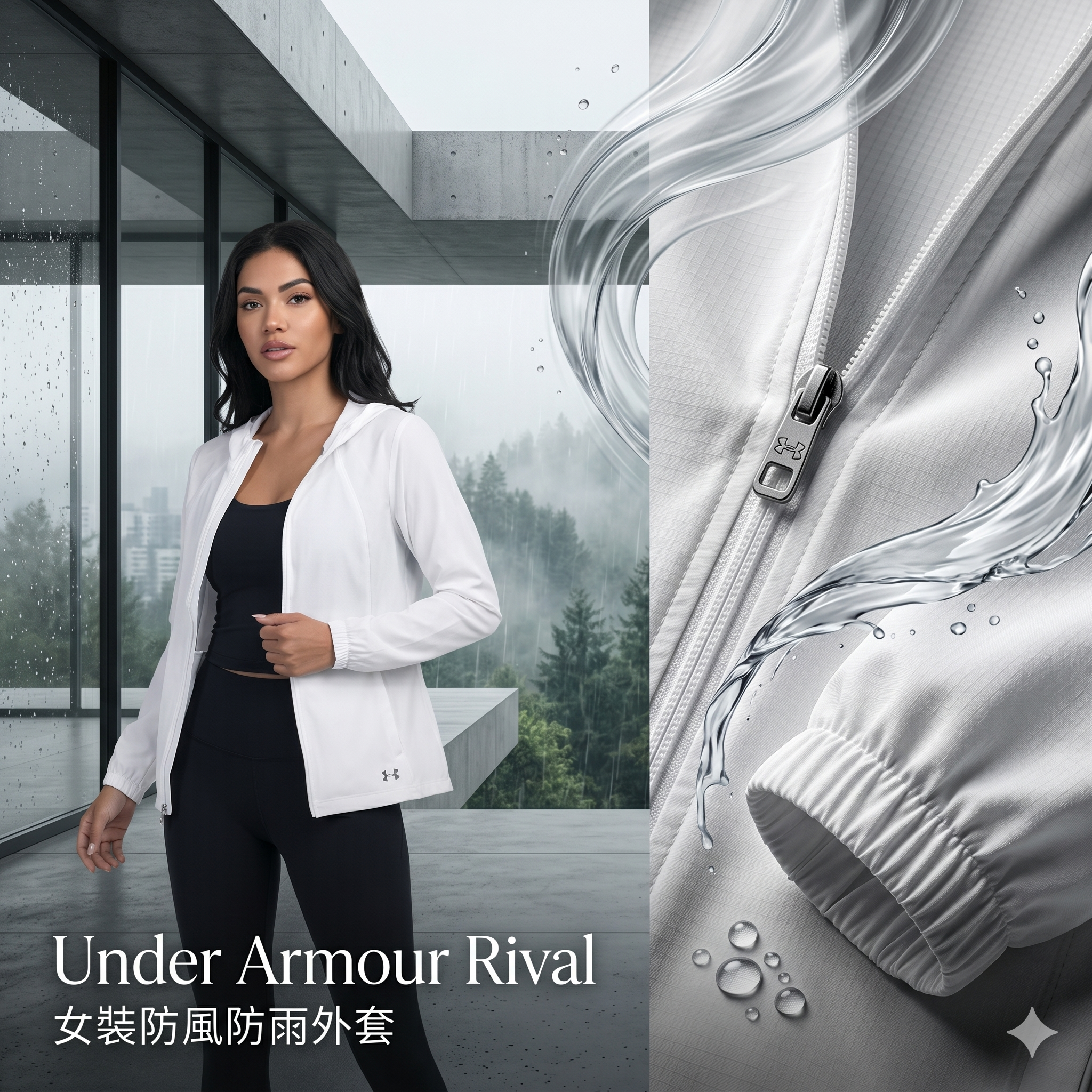 【預購】Under Armour Rival H042850 女裝防風防雨外套
