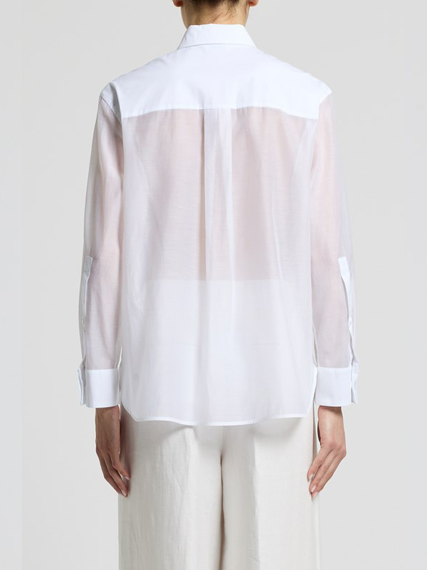 PESERICO 透明袖襯衫