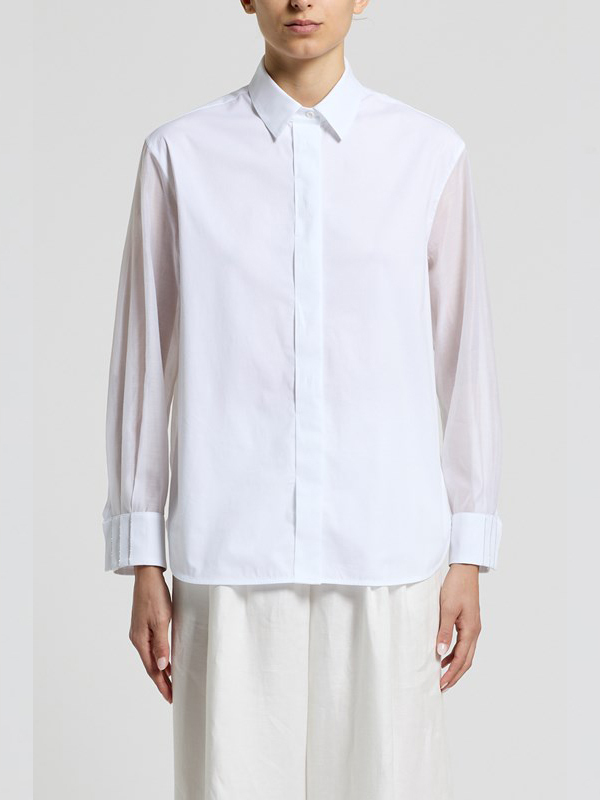 PESERICO 透明袖襯衫