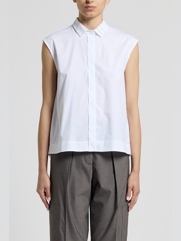 PESERICO 三層領後打摺背心