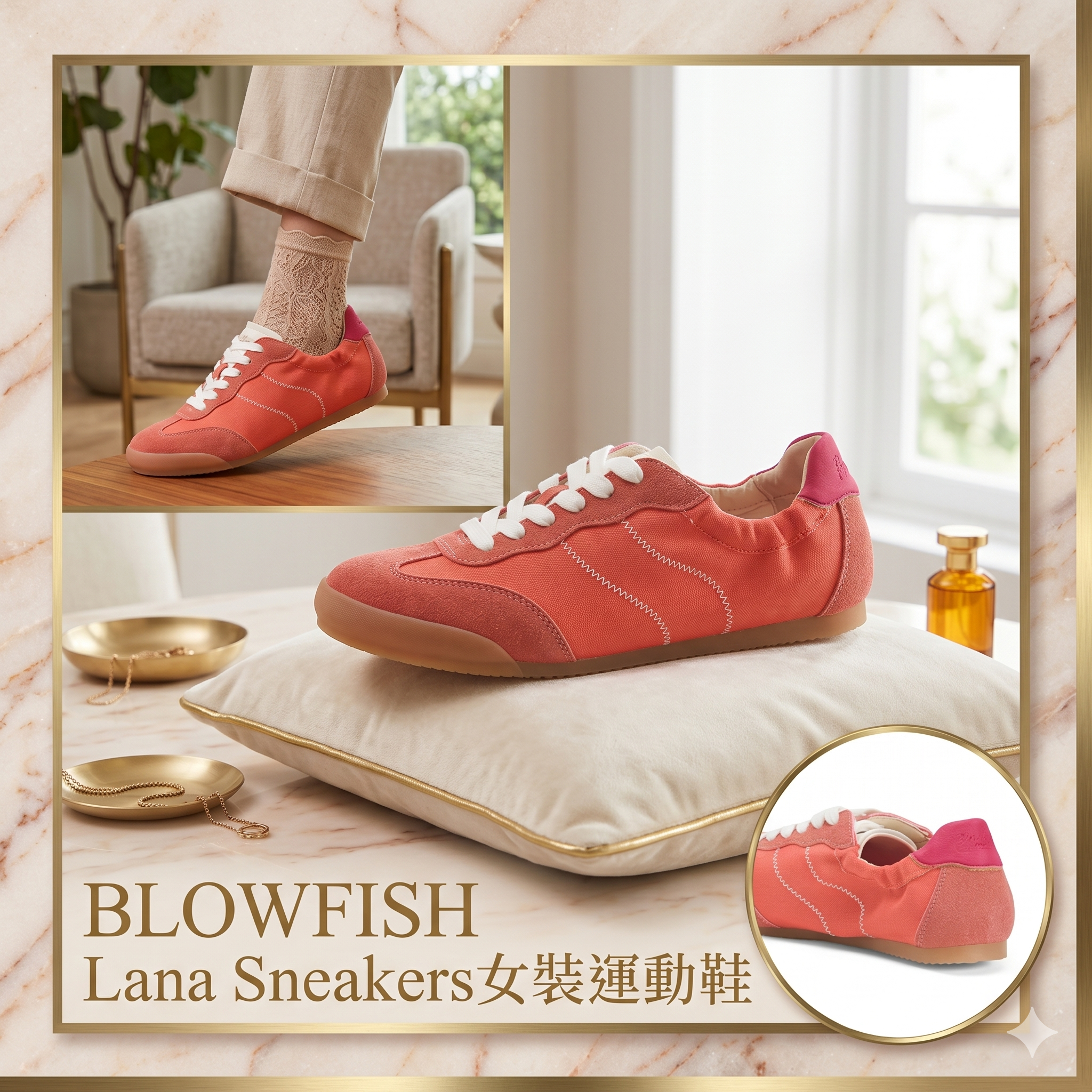【預購】H042863 BLOWFISH Lana Sneakers女裝運動鞋
