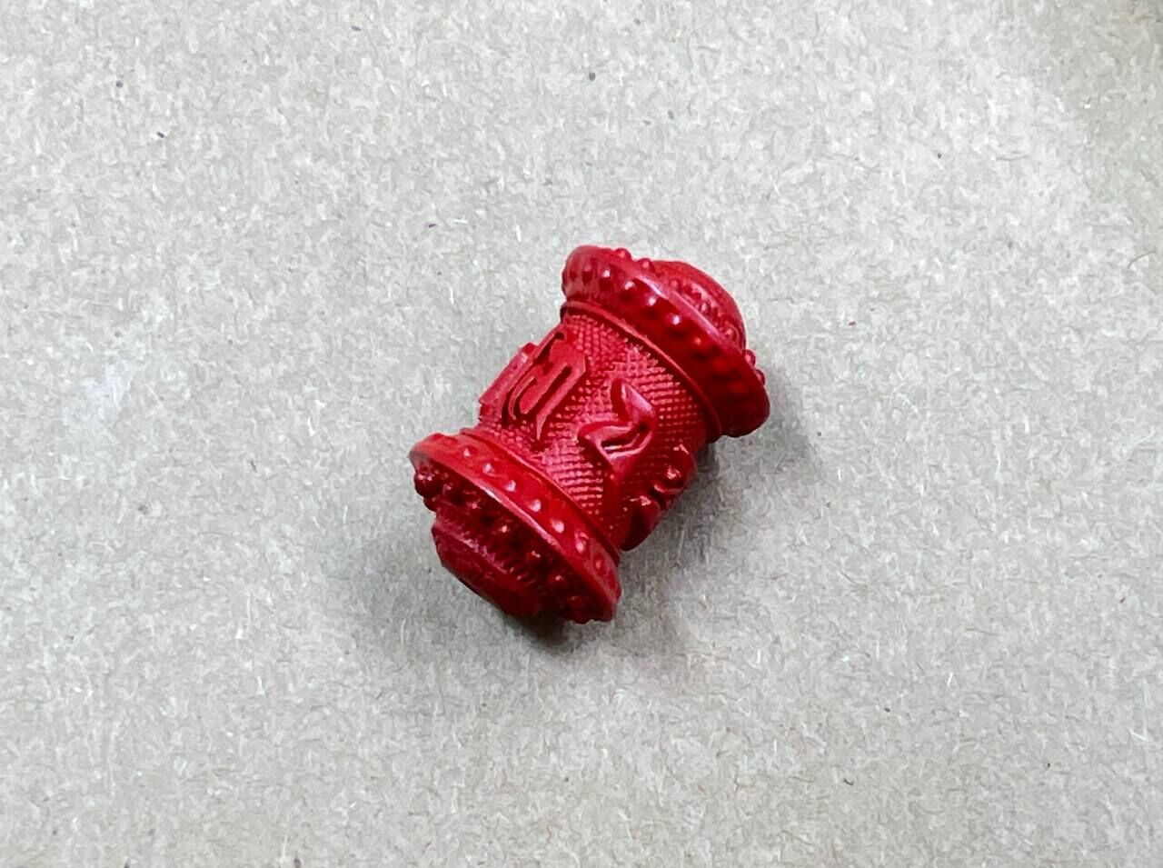 [S] GEMZ & CO CINN CINNABAR LIU ZHI ZHEN YAN WHEEL CHARM, C91 (C91)