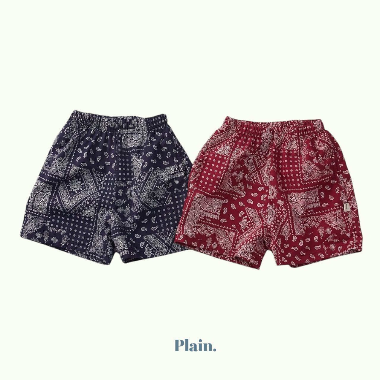 PLAIN 圖騰短褲