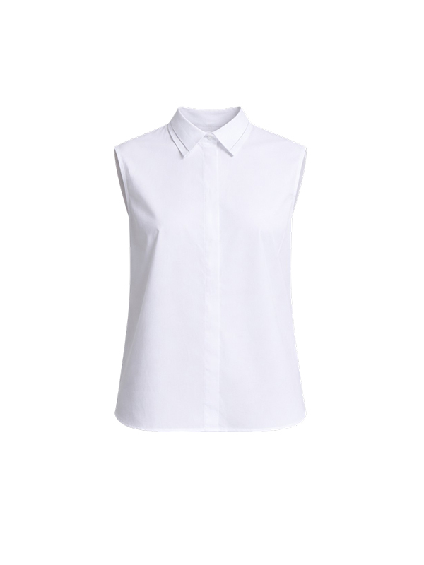 PESERICO 領片銀鍊襯衫式背心