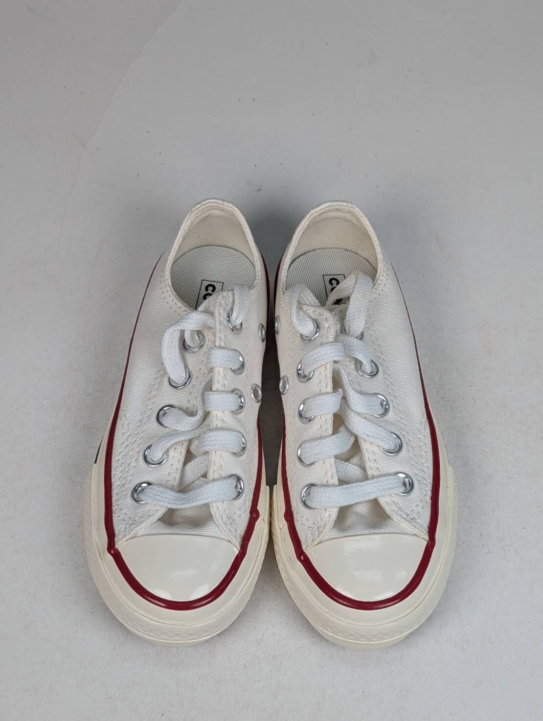 微瑕疵-左右腳帆布汙點 368988C P11 CONVERSE CHUCK 70 OX 低筒休閒鞋中大童白