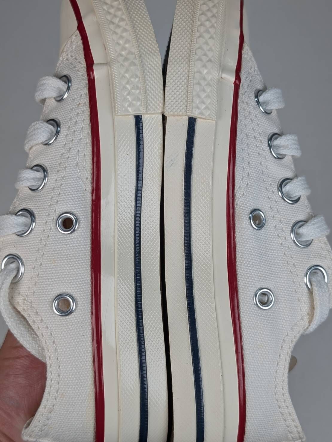 微瑕疵-左右腳帆布汙點 368988C P11 CONVERSE CHUCK 70 OX 低筒休閒鞋中大童白
