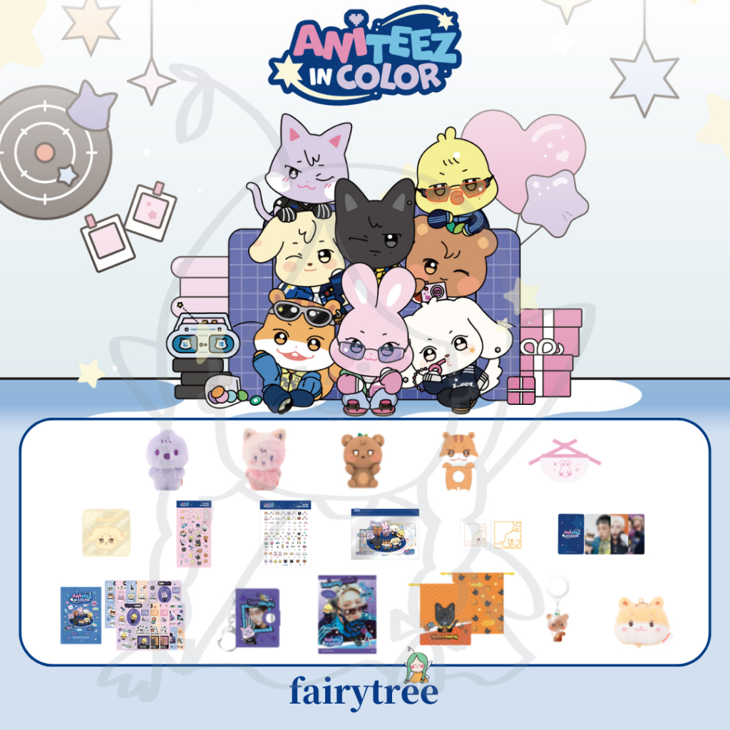 線上預購 ATEEZ ' ANITEEZ IN COLOR ' POP-UP快閃店 官方周邊 賣場二