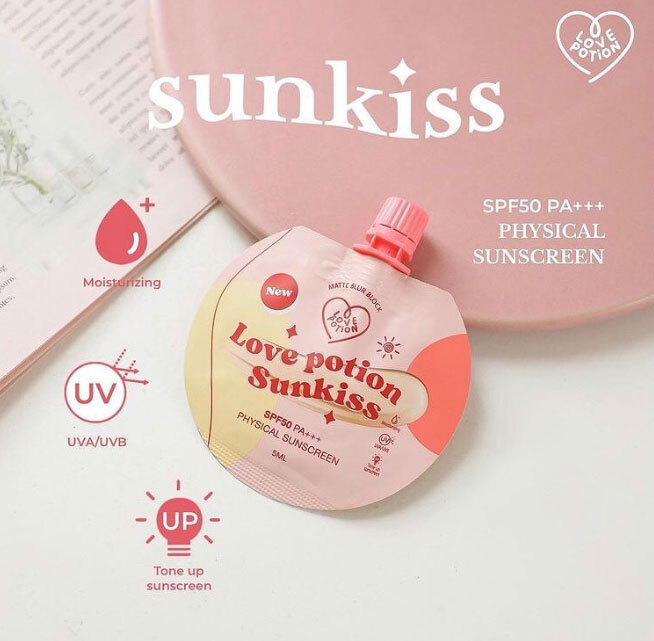 泰國 Love Potion Sunkiss 物理性防曬霜 (5ml)-隨身包