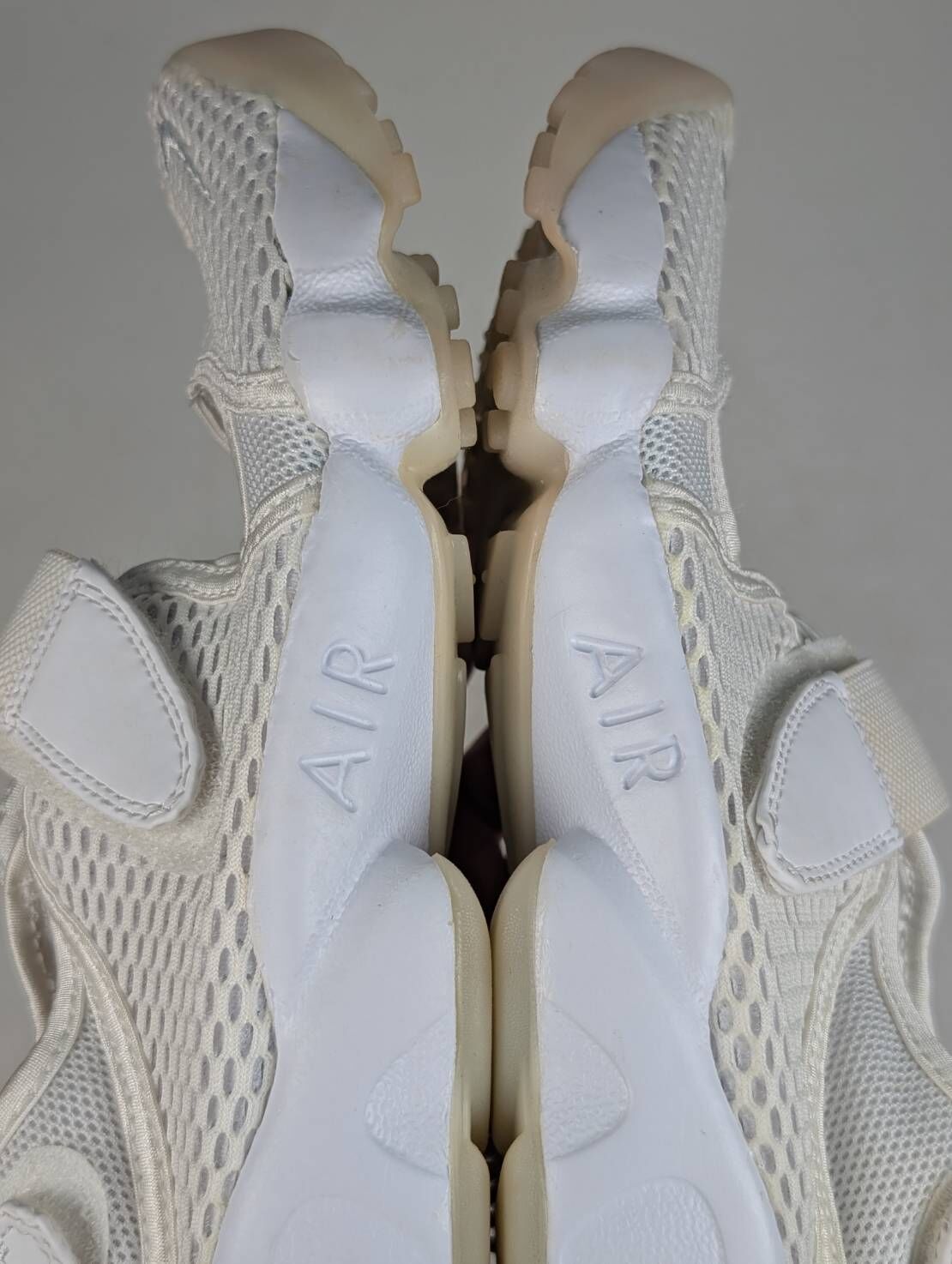微瑕疵-左右腳鞋底鞋面泛黃 848386-100 W7 W NIKE AIR RIFT BR 忍者鞋 白色