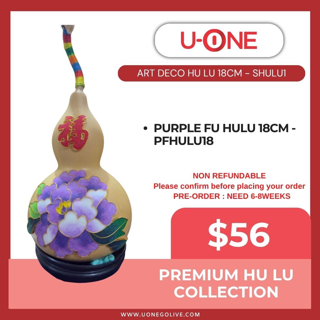 ART DECO HU LU 18CM - SHULU1