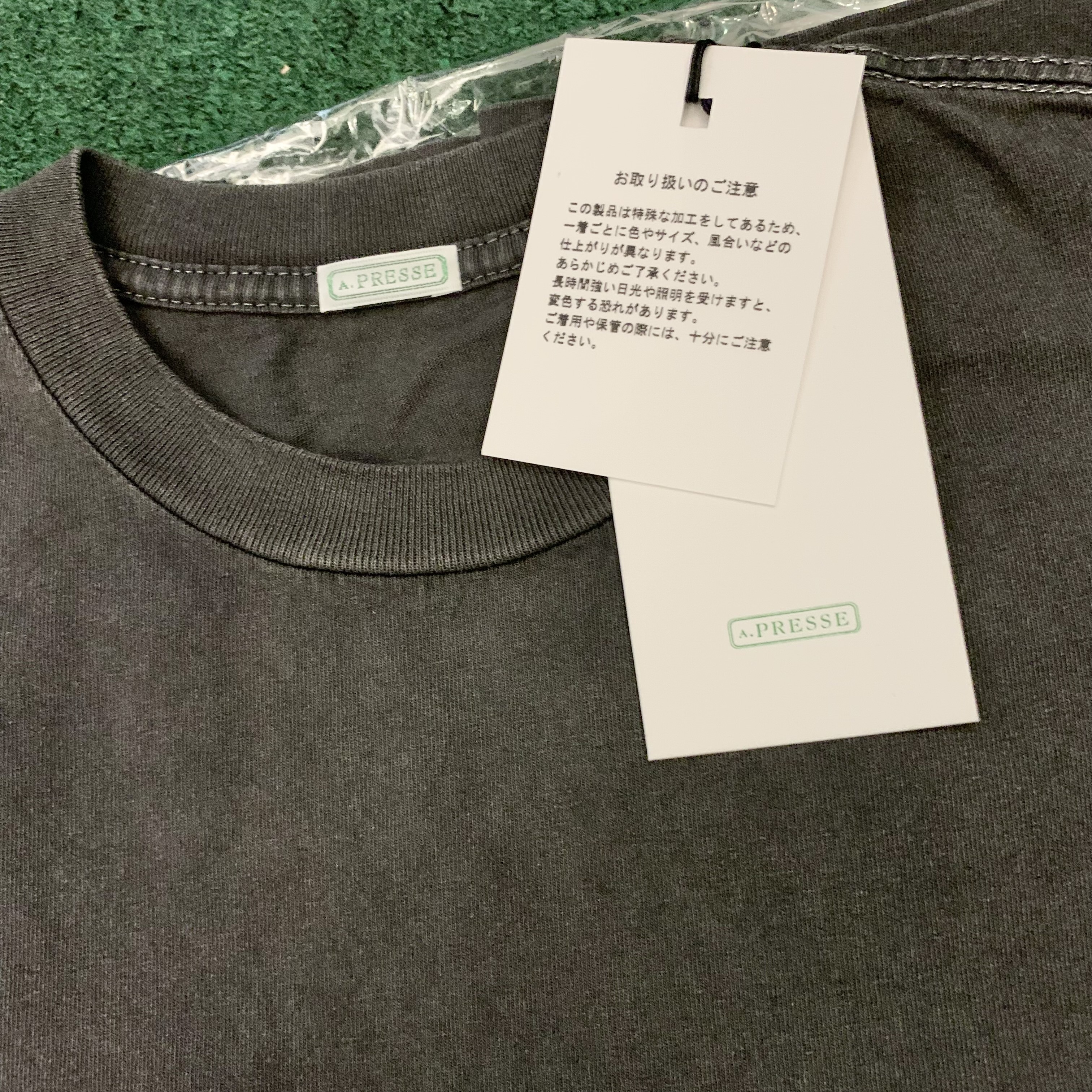 A.PRESSE 2026 VINTAGE LIGHT WEIGHT T-SHIRT (26SAP-05-04)