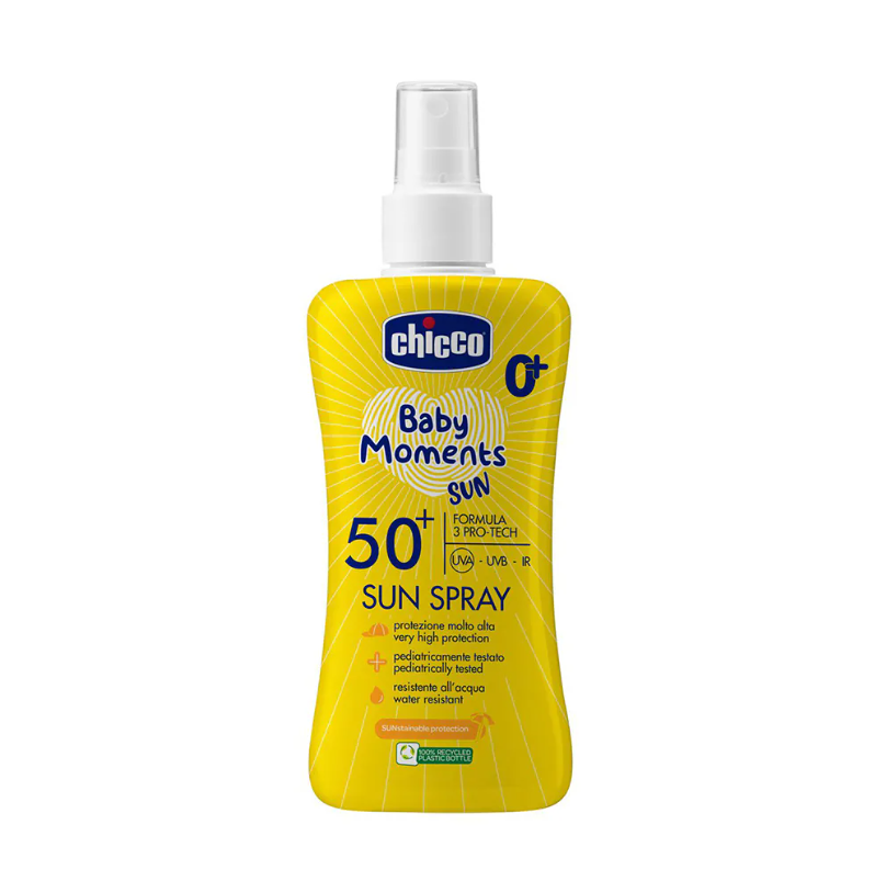 Chicco 寶貝嬰兒輕潤防曬噴液 150ml