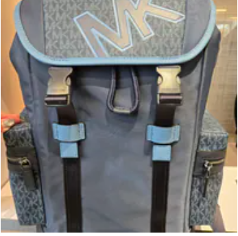 [S] MICHAEL KORS CORNFLOWER 37F5LCOB2U COOPER POCKET BACKPACK, 197853802940 (SMK1438)