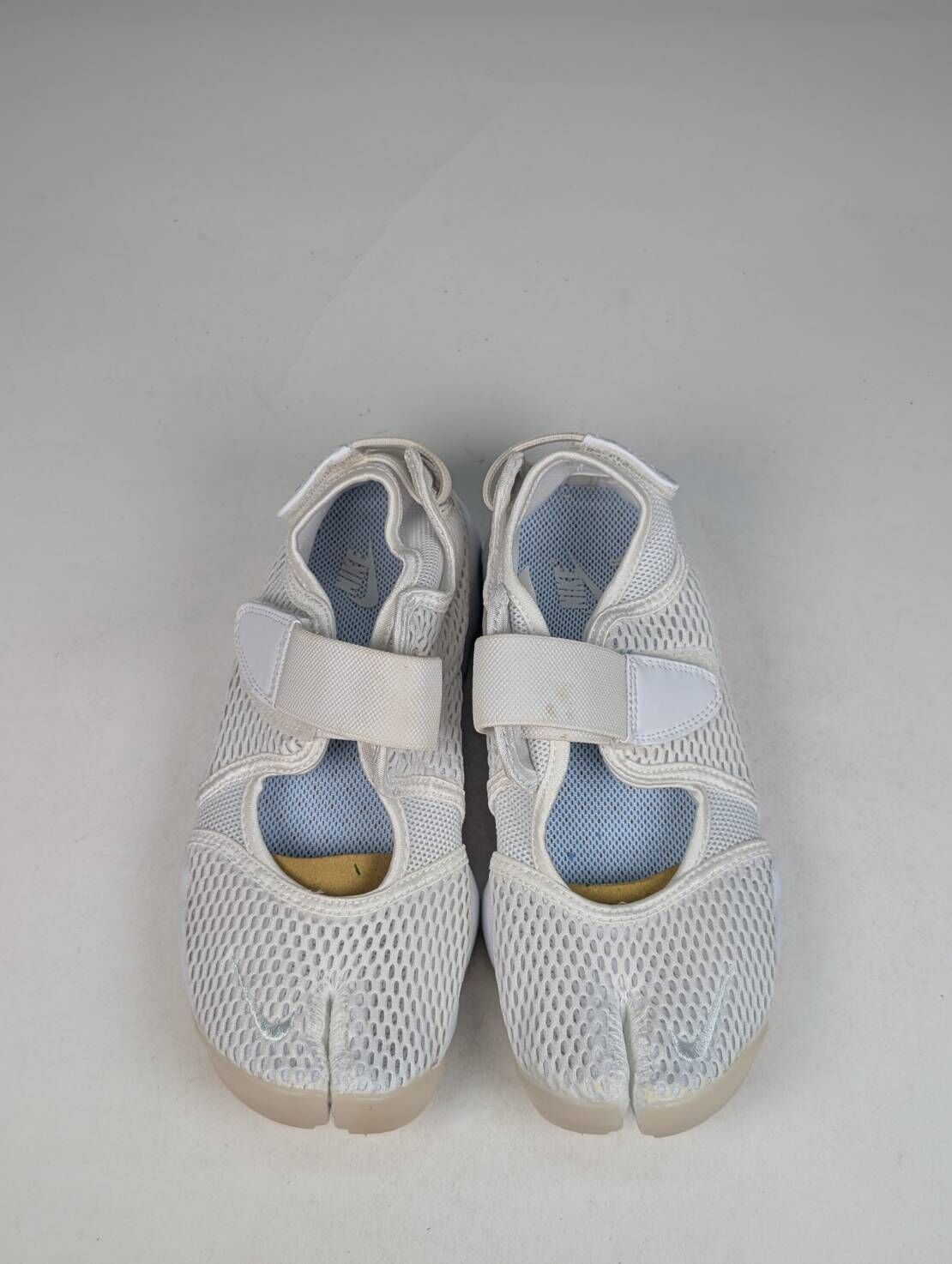 微瑕疵-左右腳鞋面鞋底泛黃 848386-100 W7 W NIKE AIR RIFT BR 忍者鞋 白色