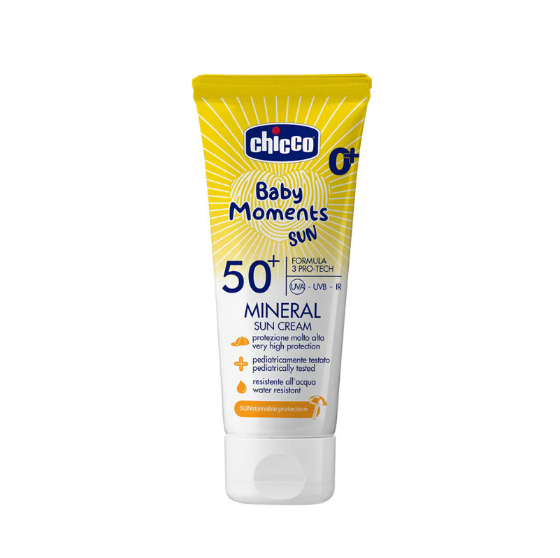 Chicco 寶貝嬰兒輕潤物理防曬乳霜 75ml