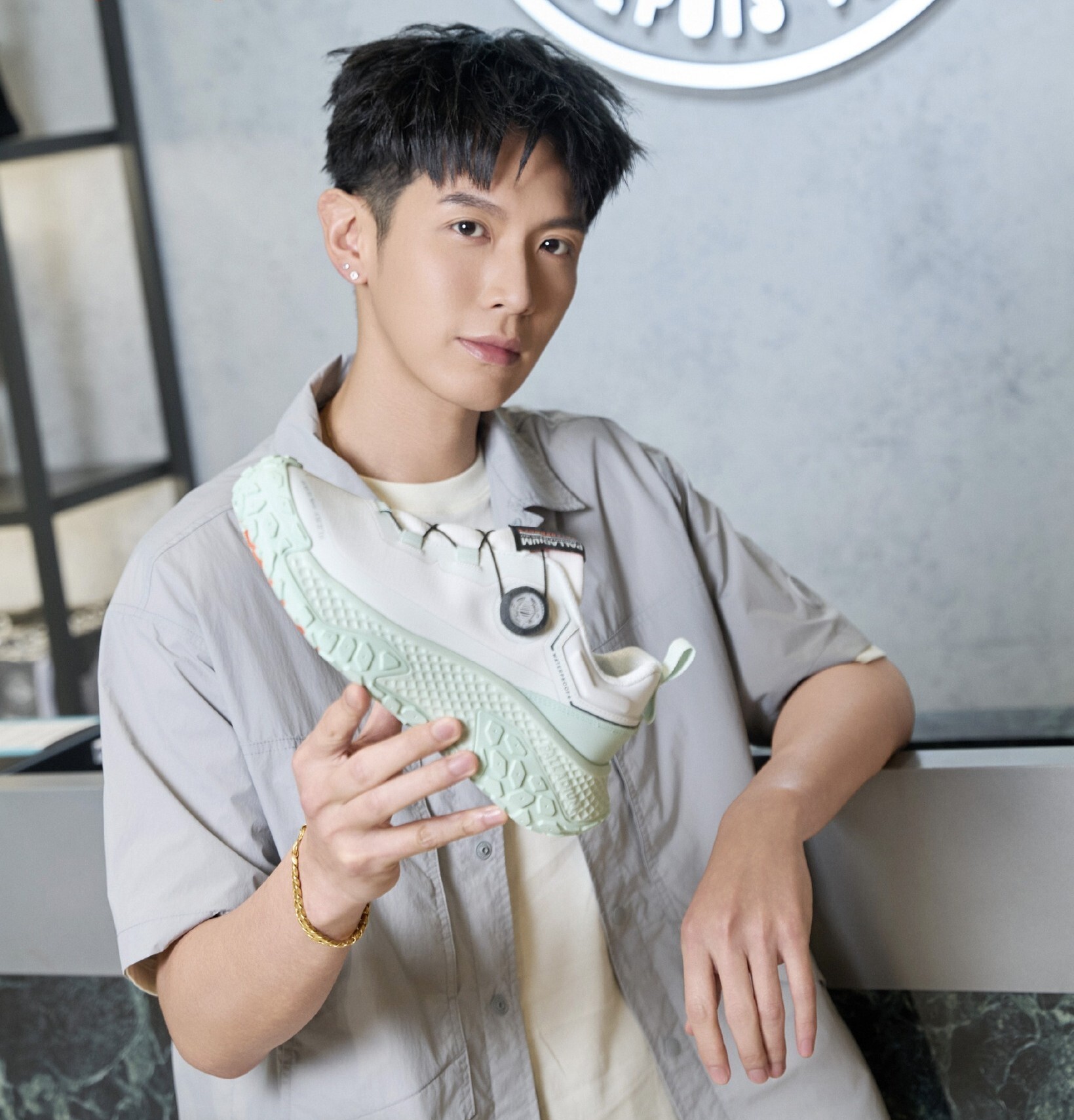 男女鞋 PALLADIUM OFF_BOUND DISC WP+ 黑 灰 白 綠 沙 戶外 旋鈕快綁 橘標 防水 休閒鞋【74685】