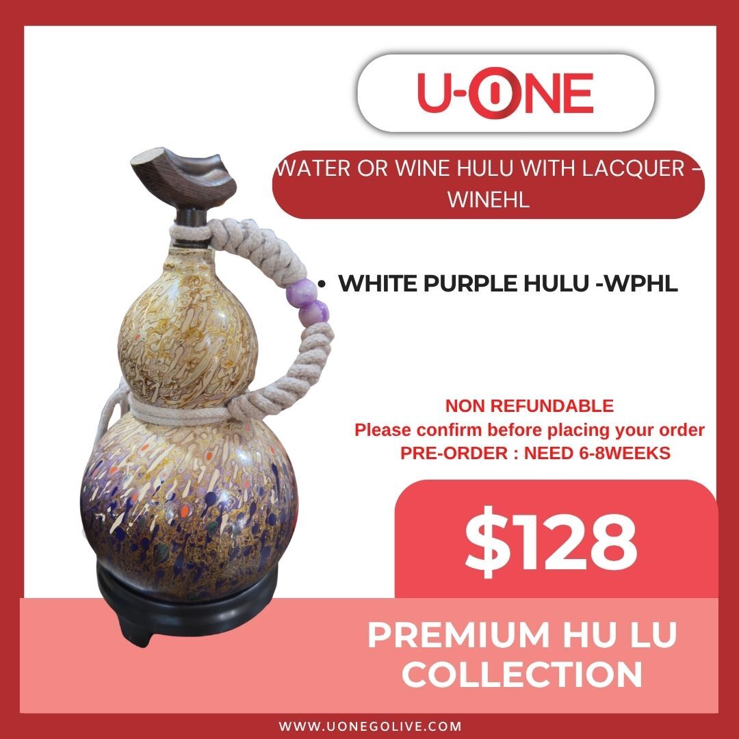 WATER OR WINE HULU WITH LACQUER - WINEHL