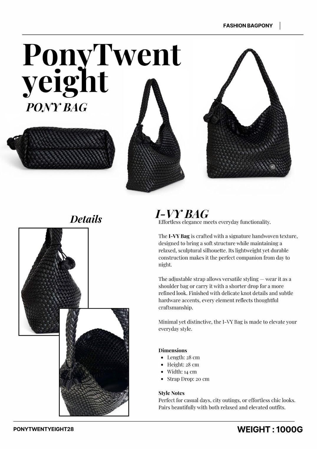 PonyTwentyEight I-VY Bag 編織手袋