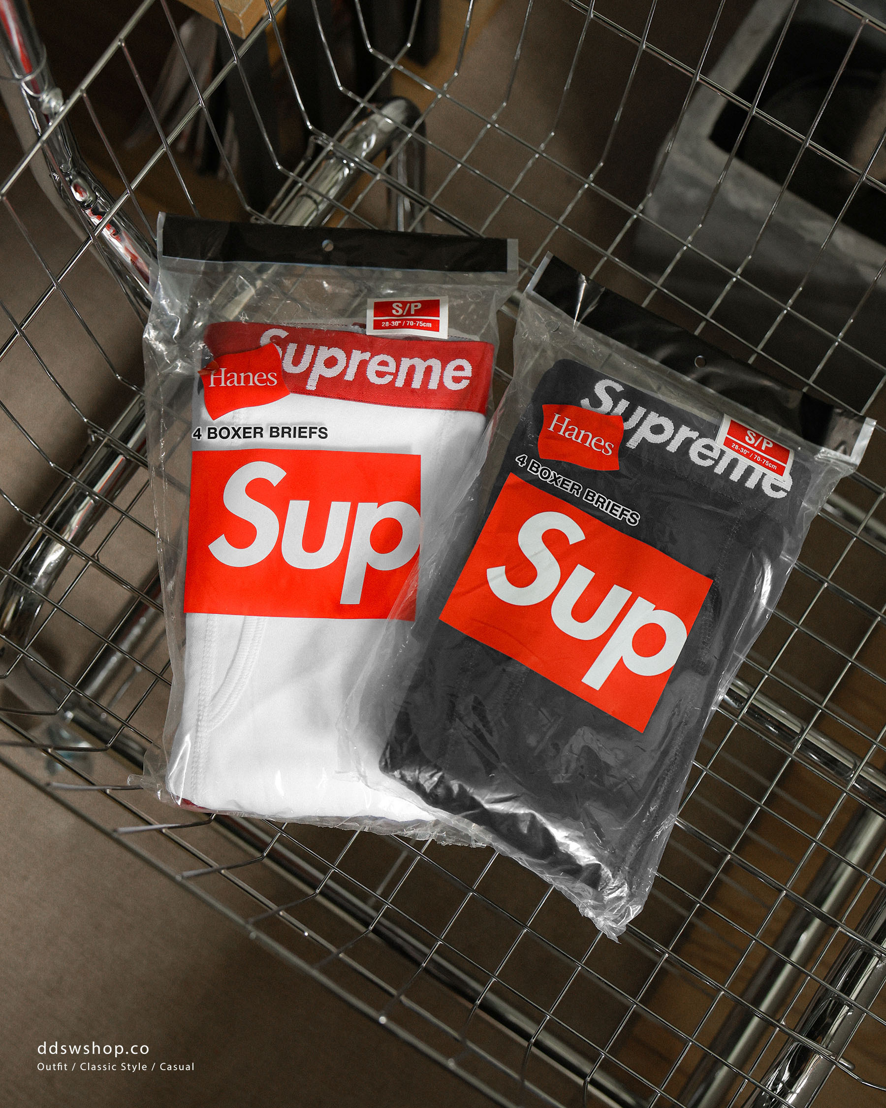 "現貨" Supreme x Hanes Boxer Briefs 內褲 四件組