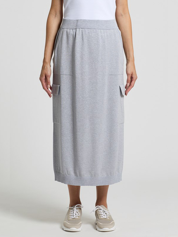 PESERICO 針織口袋裙