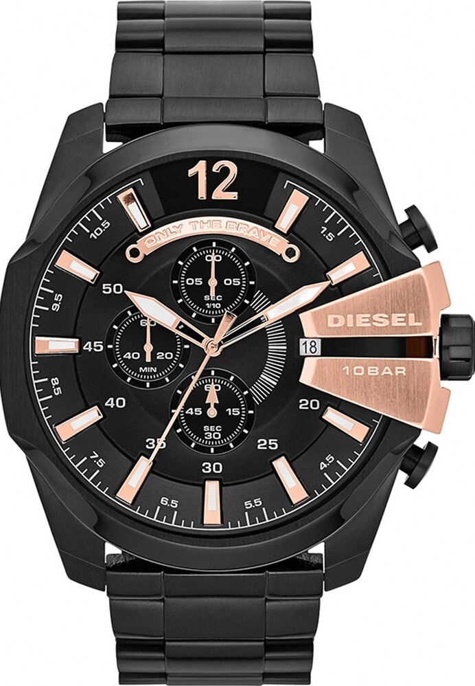 萬年鐘錶 - Diesel   大錶徑極致霸氣多時區男錶 DZ4309 錶徑51MM