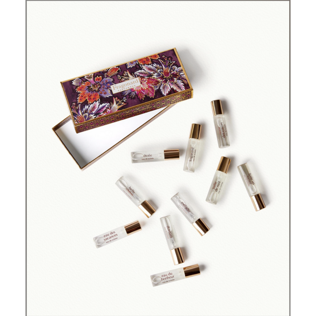 FRA-LLG0428-824 Fragonard花宮娜 香水套裝10支裝（4mlx10ml） COFFRET 10 EDT FEMME 10 X 4 ML NEW (B24)