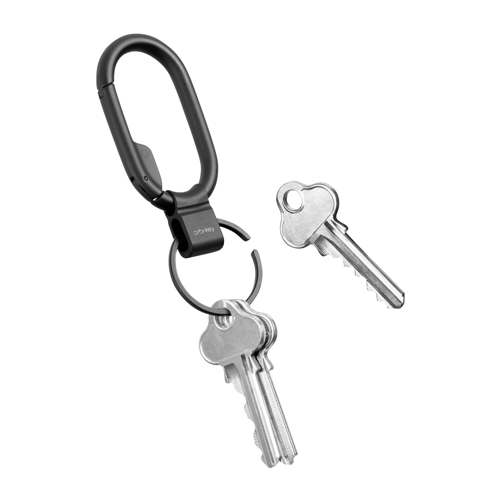 Orbitkey | Clip Mini 多功能鑰匙扣創意簡約鑰匙收納 - 黑色