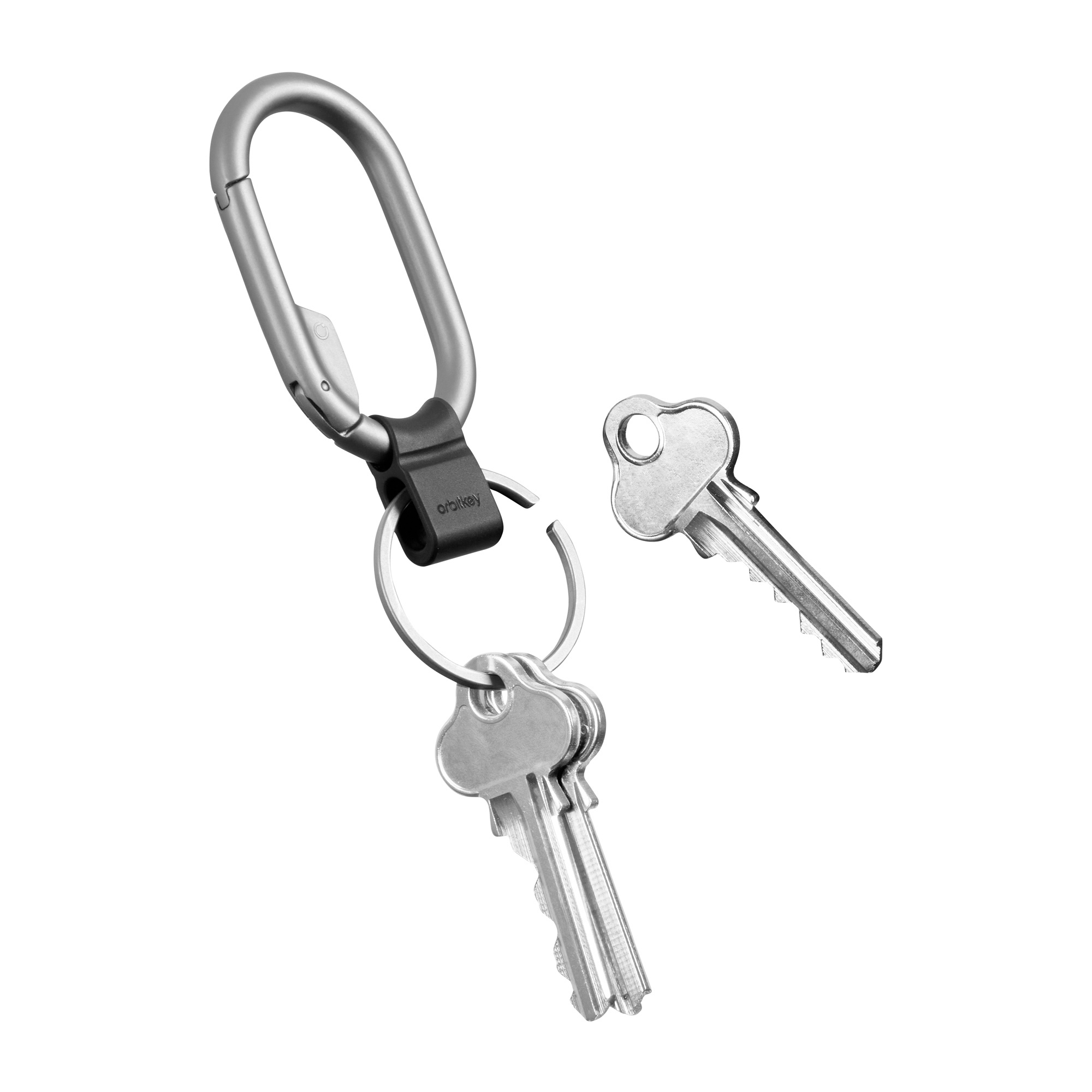 Orbitkey | Clip Mini 多功能鑰匙扣創意簡約鑰匙收納 - 銀色
