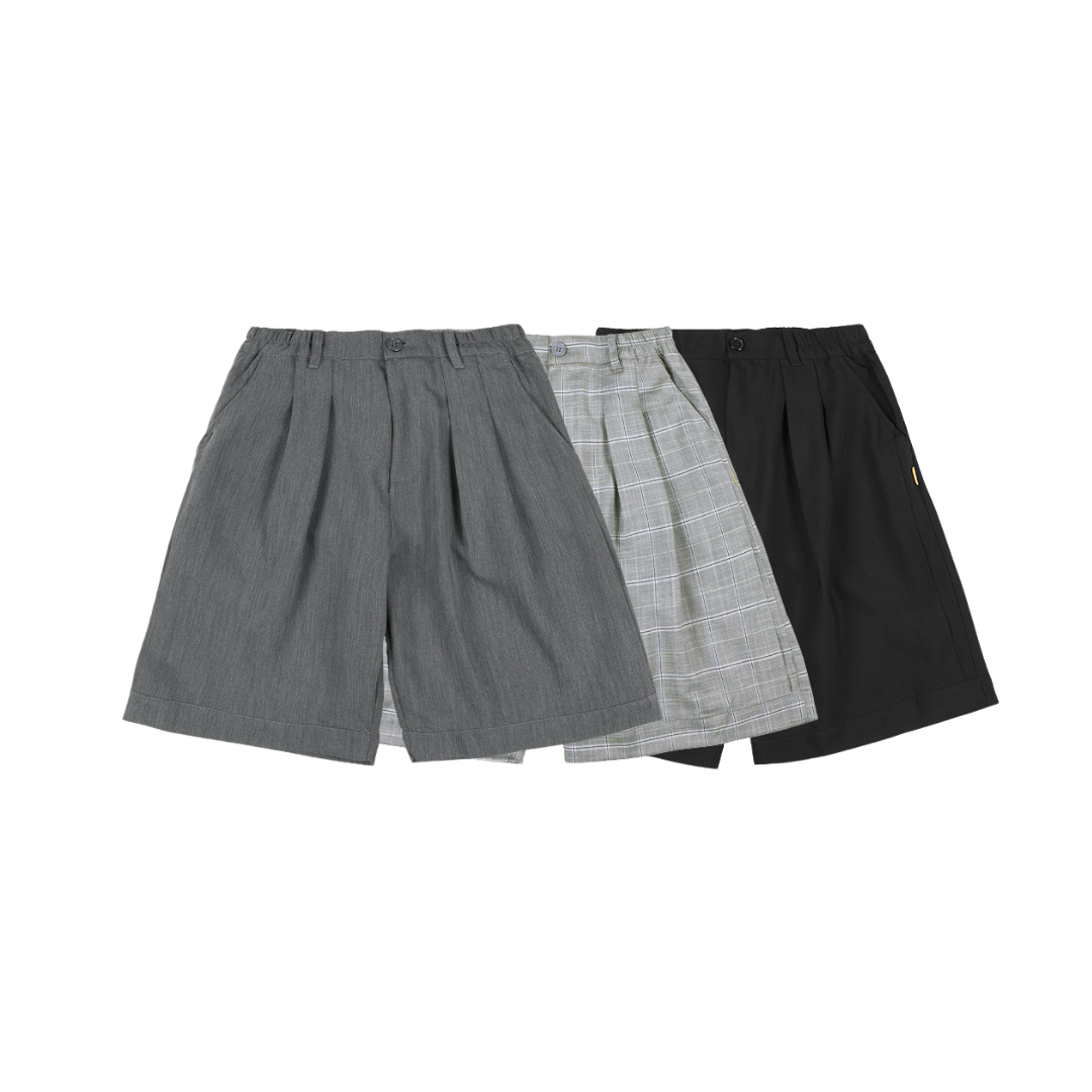Cubox 構圖 打褶西裝短褲 3色