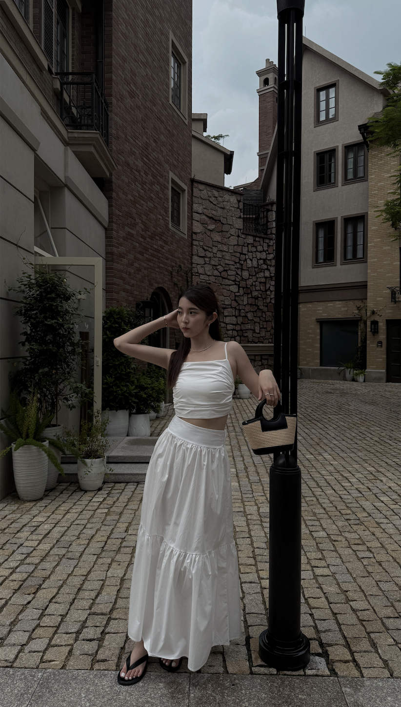 漫漫盛夏度假洋裝（ 2 colors )