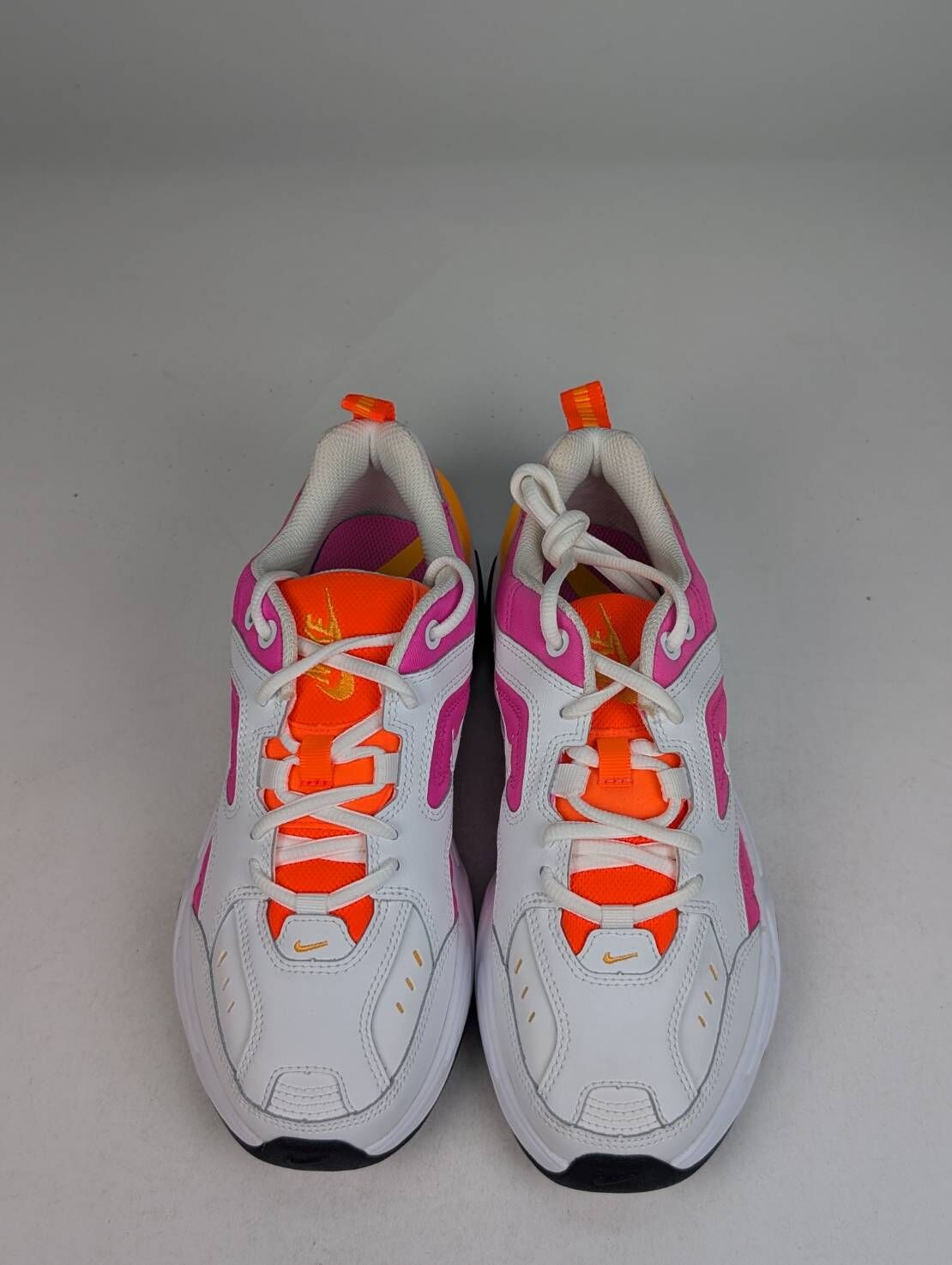微瑕疵-左右腳鞋面色差左腳鞋口發黃 AO3108-104 W7.5 NIKEWMNS M2K TEKNO白橘粉復古老爹鞋