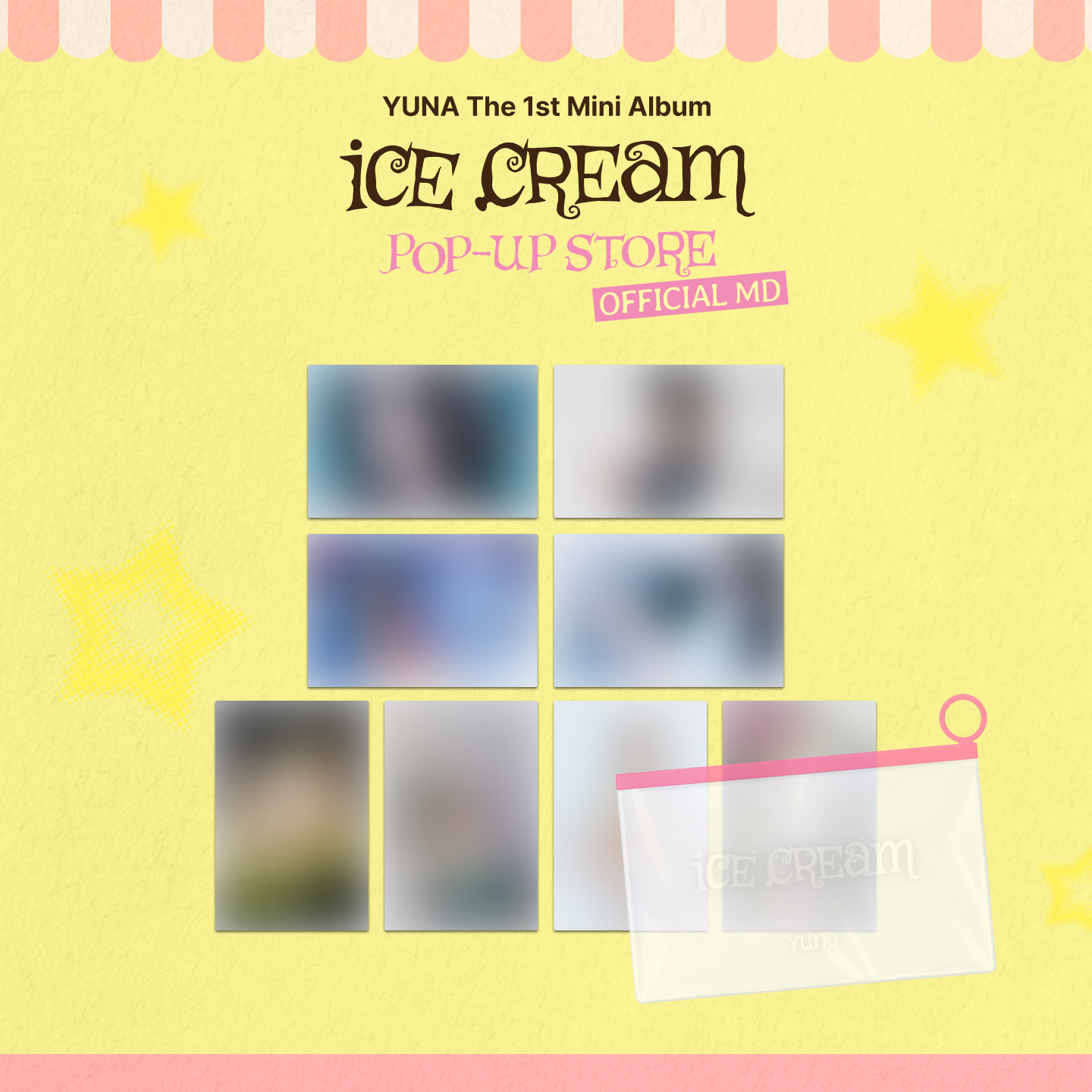 YUNA POP-UP STORE MD 明信片組