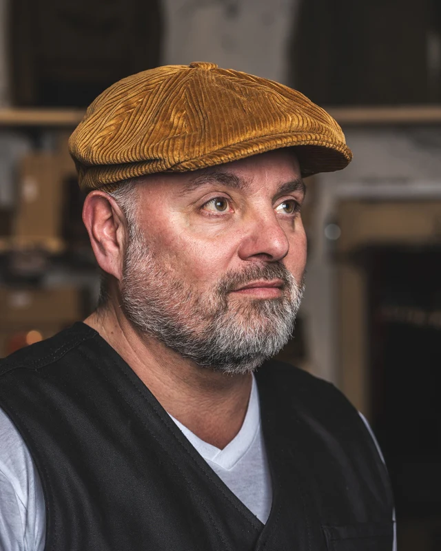 PIKE BROTHERS - 1928 NEWSBOY CAP / GOLIATH CORD MUSTARD