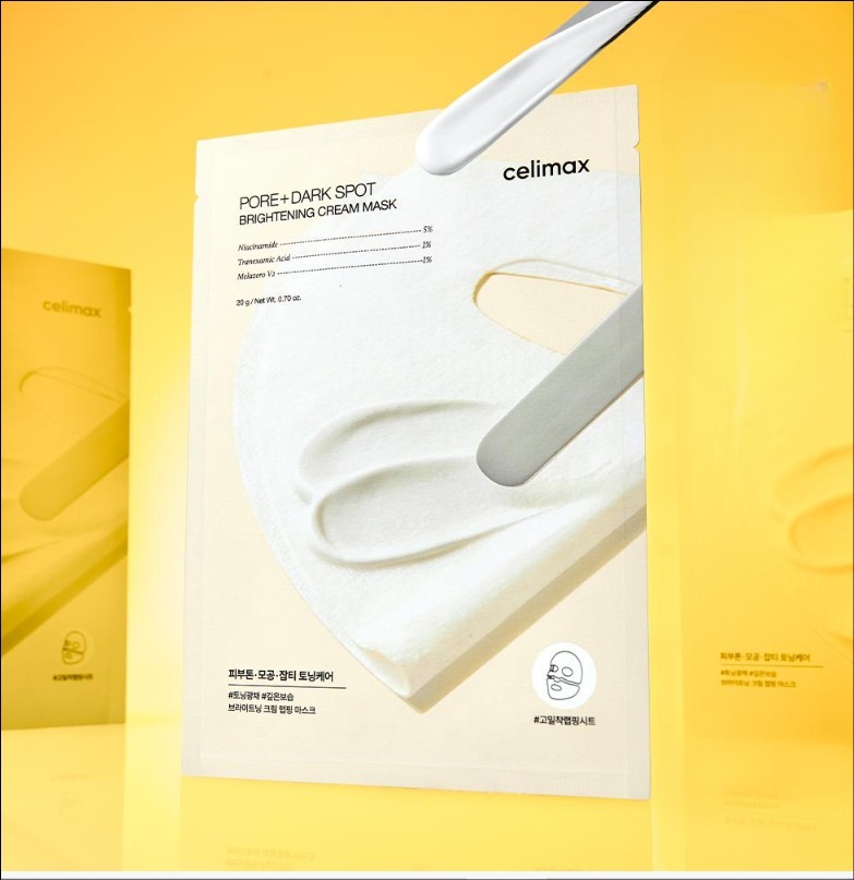 260428 Celimax 毛孔+暗沉亮白乳霜面膜 4入