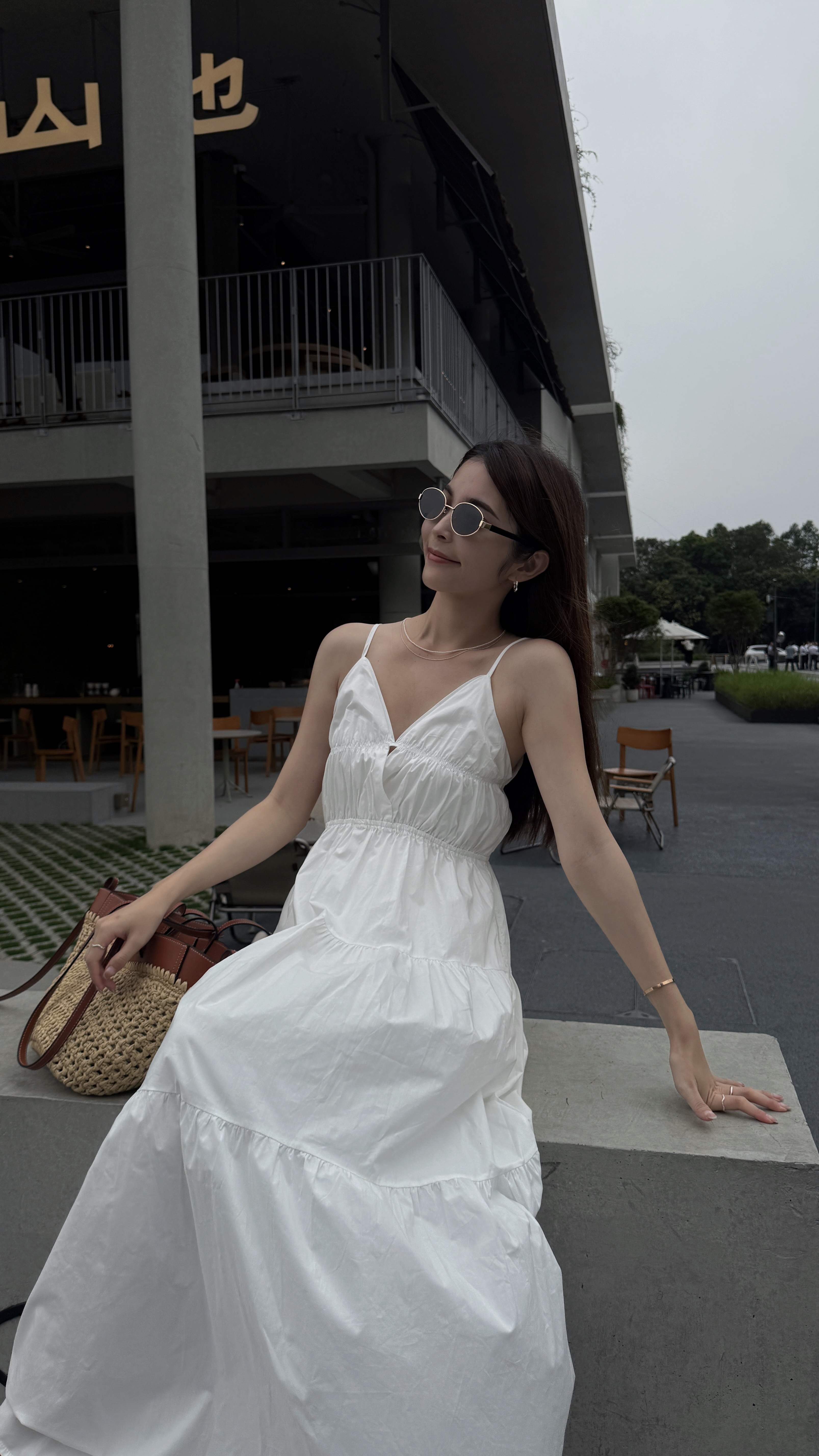 夢回南法後細肩綁帶蛋糕洋裝✨