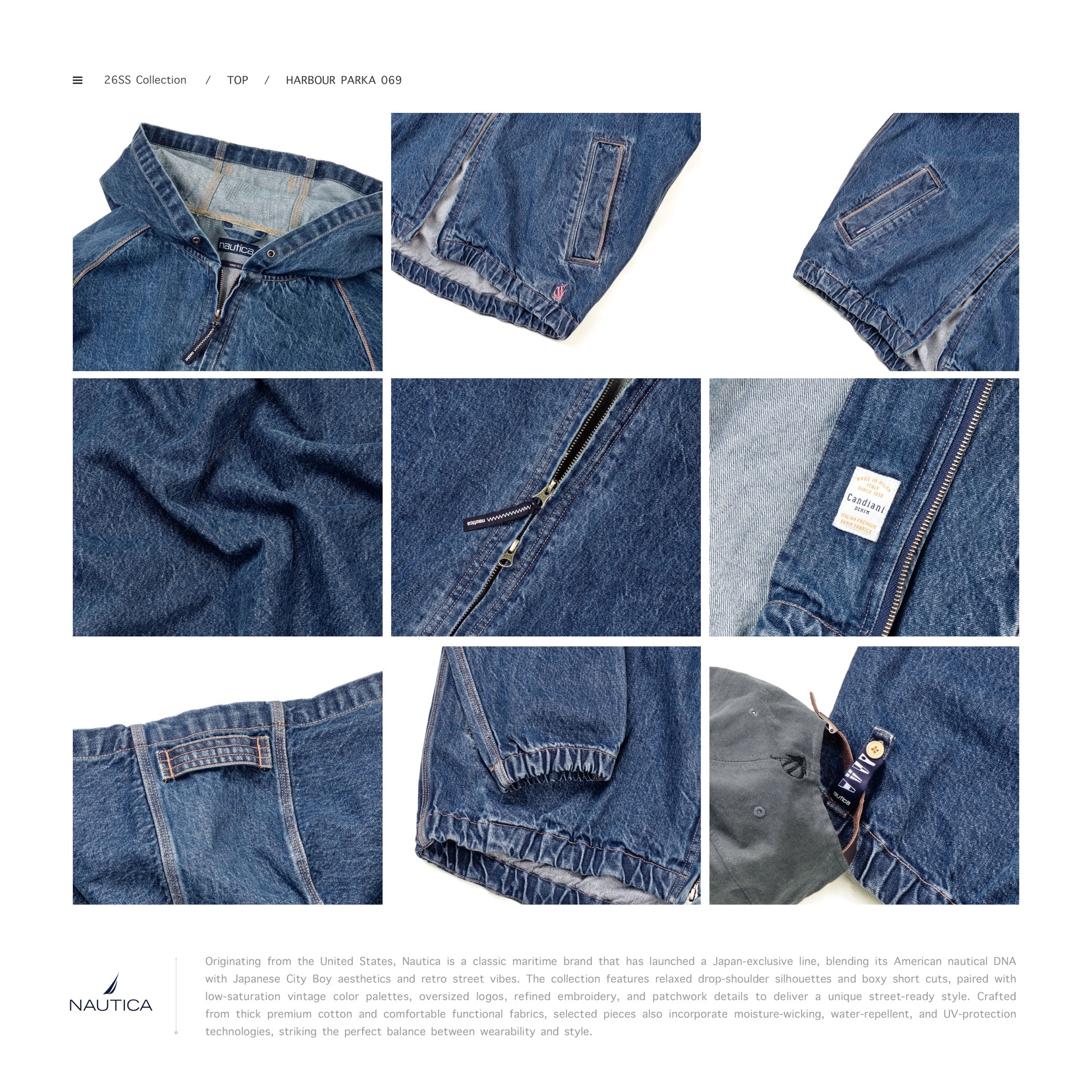 [ 預約販売 ] NAUTICA KR - HARBOUR PARKA 069