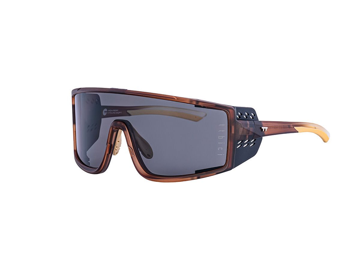 E-1 Cycling Sunglasses 騎行運動眼鏡 / 霧棕色+灰鏡片 (CAT3)