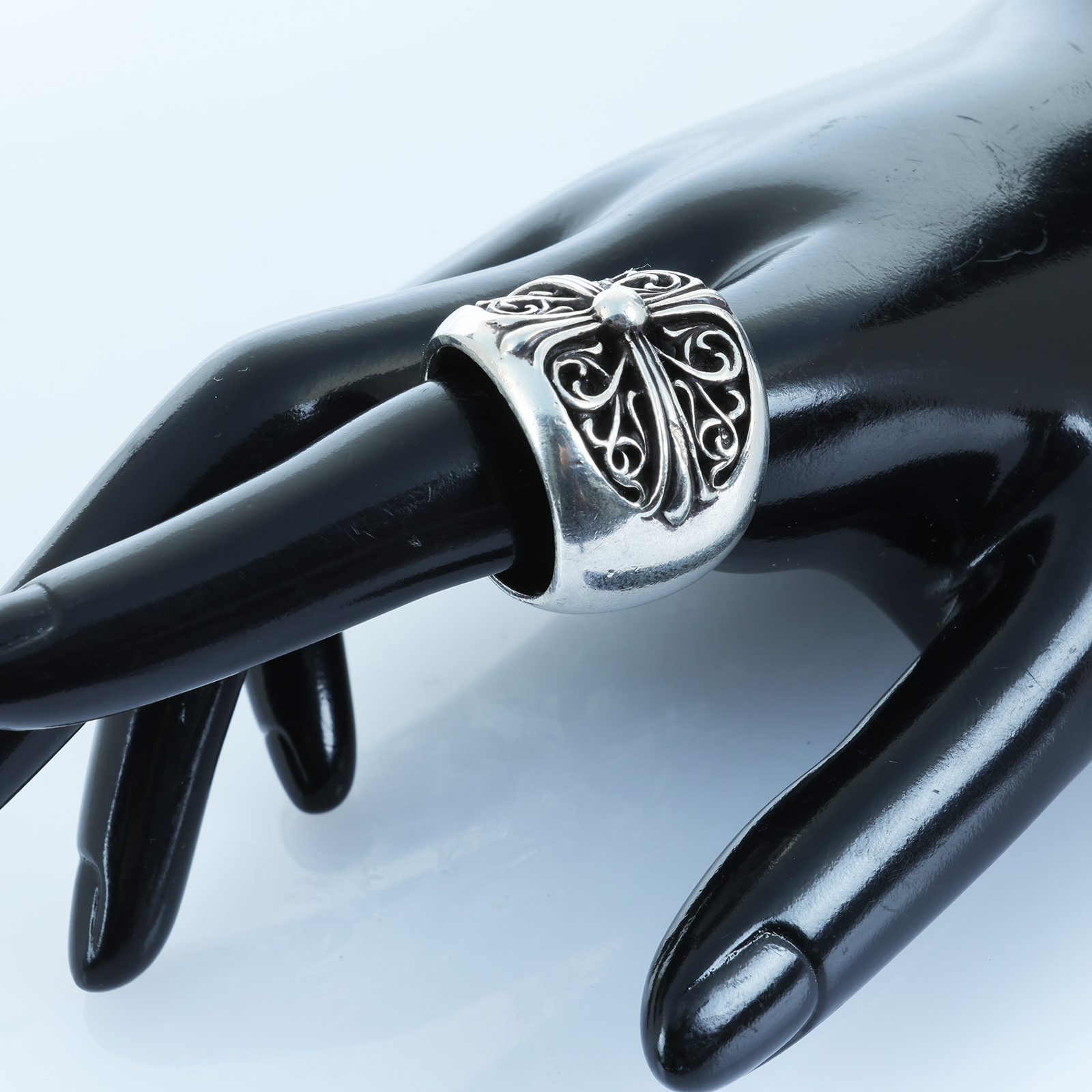 CHROME HEARTSCHROME HEARTS 925 CLASS OVAL CROSS Ring